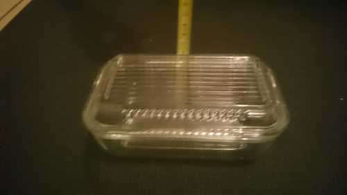 ARCOROC CRYSTAL BUTTER DISH