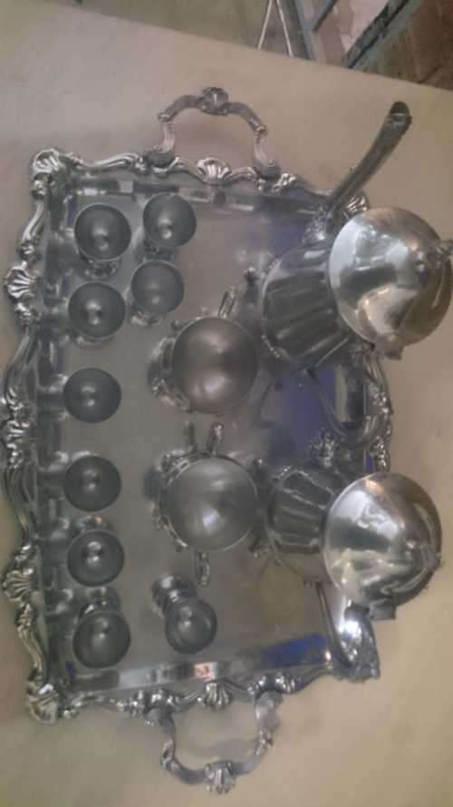 VINTAGE 1940 SILVER PLATED TEA AND COFFEE SET