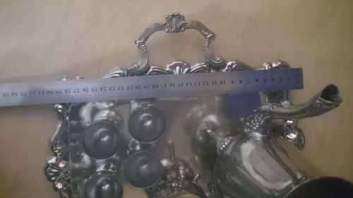 VINTAGE 1940 SILVER PLATED TEA AND COFFEE SET