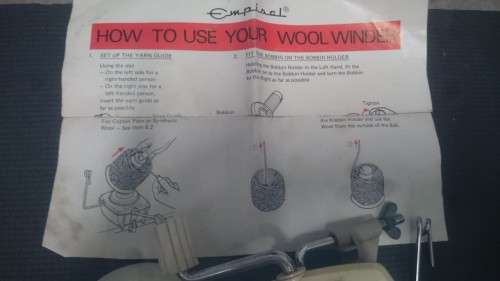 ANTIQUE EMPISAL WOOL WINDER