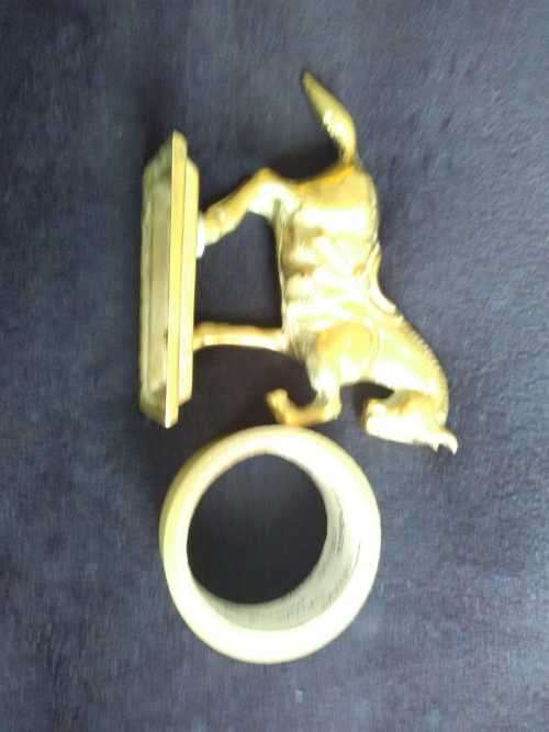 VINTAGE SOLID BRASS HORSE ORNAMENT