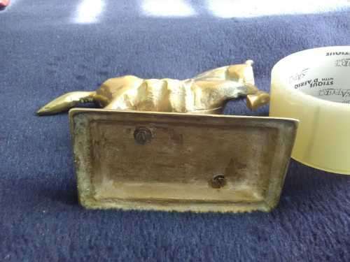 VINTAGE SOLID BRASS HORSE ORNAMENT