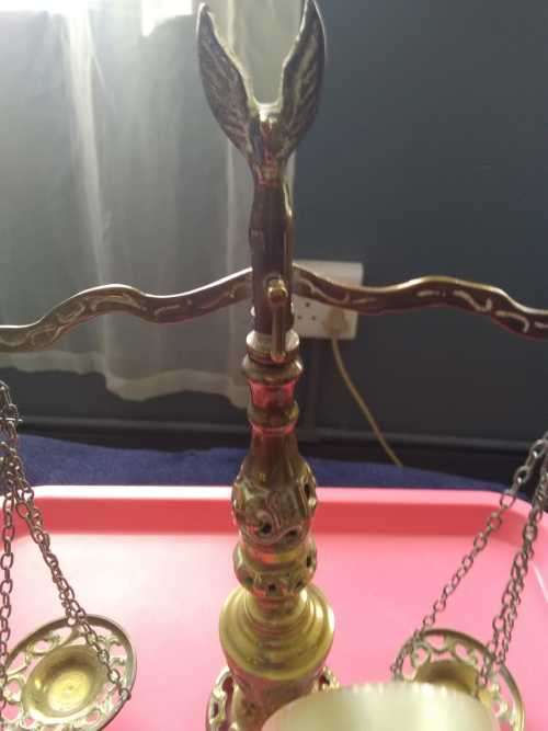 VINTAGE BRASS SCALE
