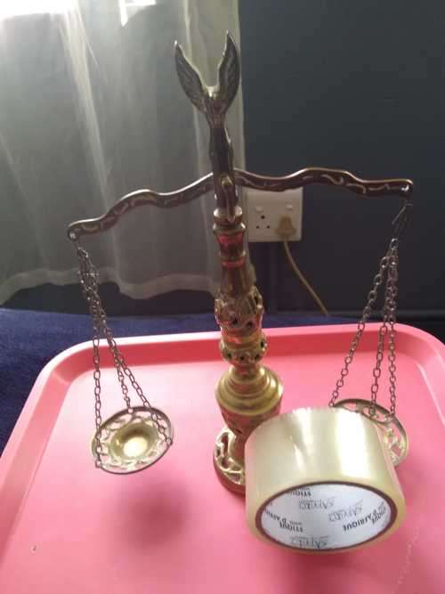 VINTAGE BRASS SCALE