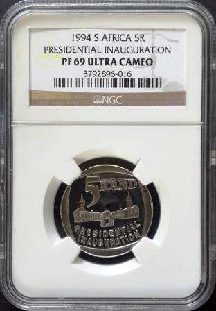 1994 SA 5R Presidential Inauguration PF 69 Ultra Cameo