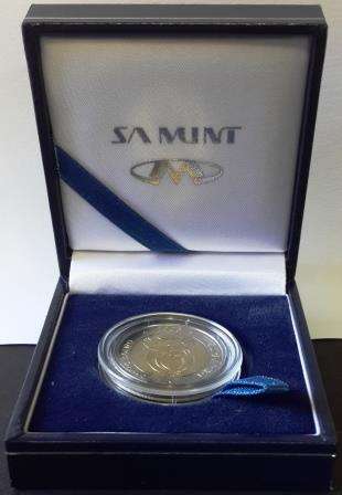 2008 Encapsulated Mandela R5 issued by SA Mint in Box