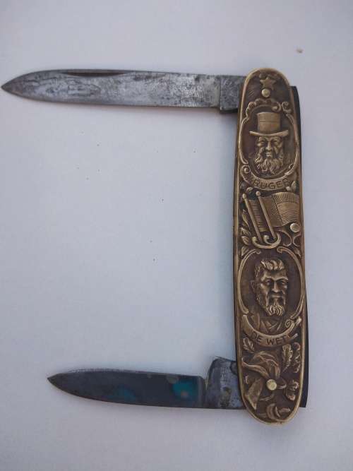 Boer war Brass pocket knife