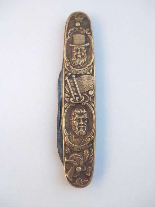Boer war Brass pocket knife