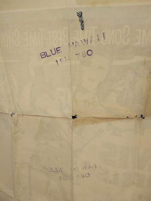 Elvis Presley poster and vinyl cover