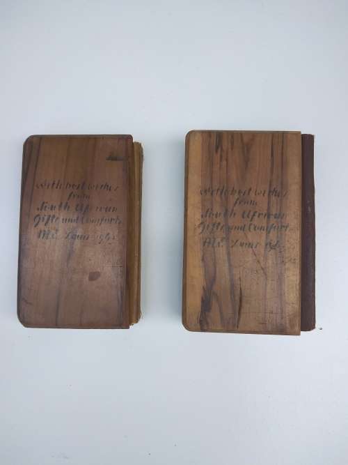 2 x WWII Serviceman's Bibles