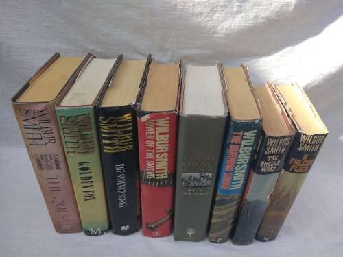 8 x Wilbur Smith books