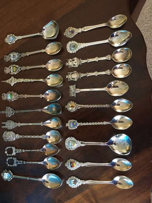 Souvenir teaspoons