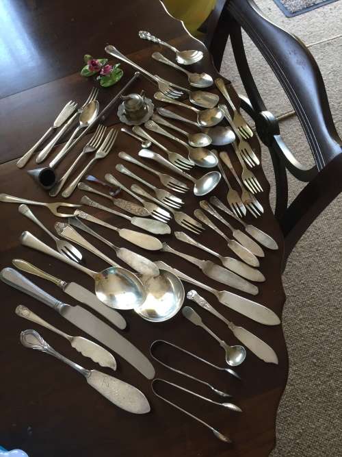 Lot of Silver Plate Cutlery