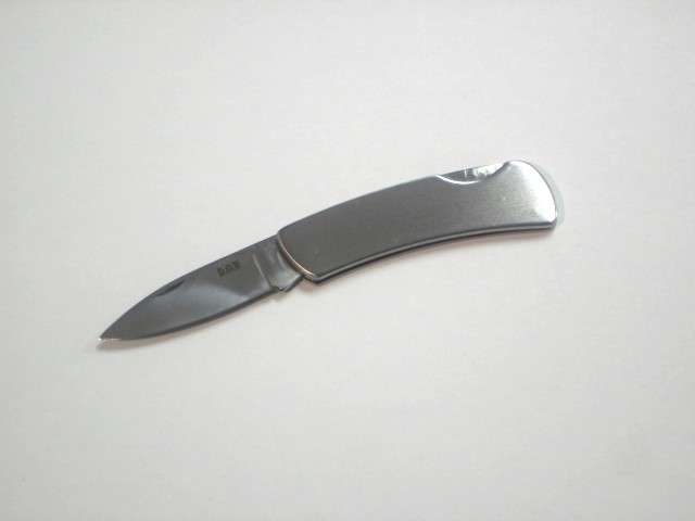 D.O.W. STAINLESS STEEL FOLDING KNIFE