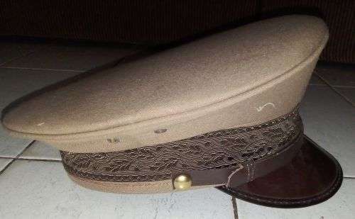 Military Step-out Cap Brown