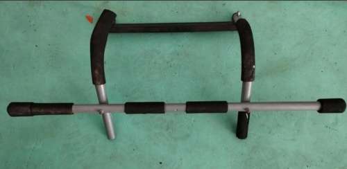 Door post pull-up bar door gym and ab roller wheel