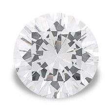 CUBIC ZIRCONIUM - AAA DIAMOND WHITE ROUND FACET - 6.295cts