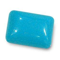 TURQUOISE - TOP NEON BLUE BAGUETTE CABOCHON - 1.00cts