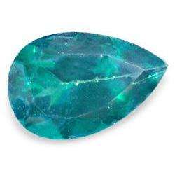 TOPAZ - PARAIBA COLOUR PEAR FACET - 0.55cts