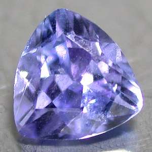 TANZANITE - VIOLET BLUE TRILLIANT FACET - 0.395cts