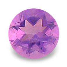 Amethyst - Purple With Red Flashes Round Facet - 0.10cts
