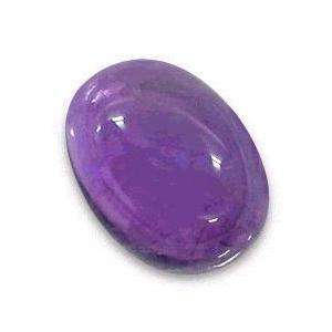 AMETHYST - PURPLE OVAL CABOCHON - 0.57cts