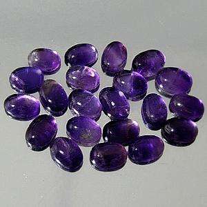 AMETHYST - PURPLE OVAL CABOCHON - 0.81cts