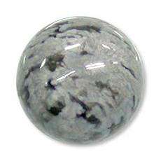 SNOWFLAKE OBSIDIAN - ROUND CABOCHON - 0.46cts