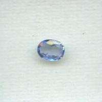 TANZANITE - BLUE PURPLE OVAL FACET - 0.22cts