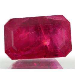RUBY (NATURAL AFRICA) - PIGEON BLOOD RED OCTAGON FACET - 0.93cts