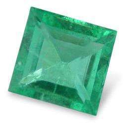 EMERALD (NATURAL COLOMBIA) - VIVID GREEN SQUARE FACET -  APPROX 0.07cts