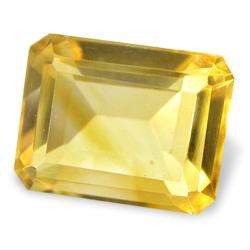 CITRINE - YELLOW GOLD OCTAGON FACET - 2.215cts