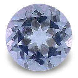 TANZANITE - VIVID VIOLET BLUE ROUND FACET - 0.265cts