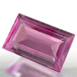 TOURMALINE - HOT PINK BAGUETTE FACET - 0.35cts