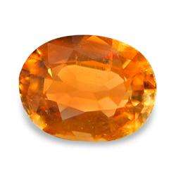 TOURMALINE - GOLDEN OLIVE OVAL FACET - 1.005cts