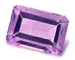 AMETHYST - LIGHT PURPLE OCTAGON FACET - 1.25cts