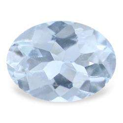 AQUAMARINE - AQUA BLUE OVAL FACET - 0.79cts