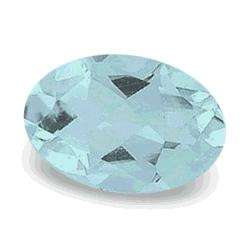 AQUAMARINE - AQUA BLUE OVAL FACET - 0.22cts