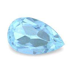 AQUAMARINE - SANTA MARIA BLUE PEAR FACET - 0.47cts