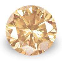 DIAMOND - NATURAL ORANGE ROUND BRILLIANT CUT - 0.035cts