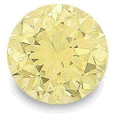 DIAMOND - NATURAL YELLOW ROUND BRILLIANT CUT - 0.035cts