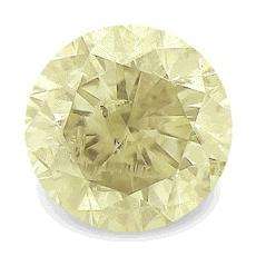 DIAMOND - NATURAL YELLOW ROUND BRILLIANT CUT - 0.0275cts