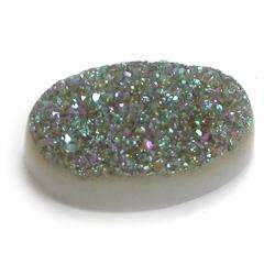 DRUZY TITANIUM - IRISH DREAM RAINBOW OVAL SHAPE - 4.01cts