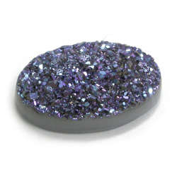 DRUZY TITANIUM - MYSTIC RAINBOW OVAL SHAPE - 7.67cts