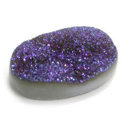 DRUZY TITANIUM - MYSTIC RAINBOW OVAL SHAPE - 8.37cts