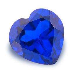 APATITE - NEON BLUE HEART SHAPE FACET - 3.78cts