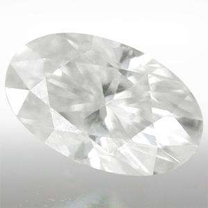 NATURAL MOISSANITE - DIAMOND WHITE OVAL FACET - 0.24cts