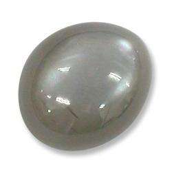 MOONSTONE - 3.72cts - GRAY OVAL CABOCHON