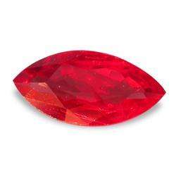 RUBY (Natural Africa) - Top Pigeon Blood Red Marquise Facet - 0.42cts