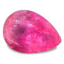 RUBY (NATURAL AFRICA) - RICH PINK RED PEAR FACET - 1.32cts